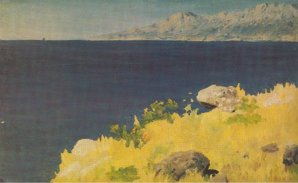 Image - Arkhyp Kuindzhi: Sea Shore in the Crimea (1885-90).